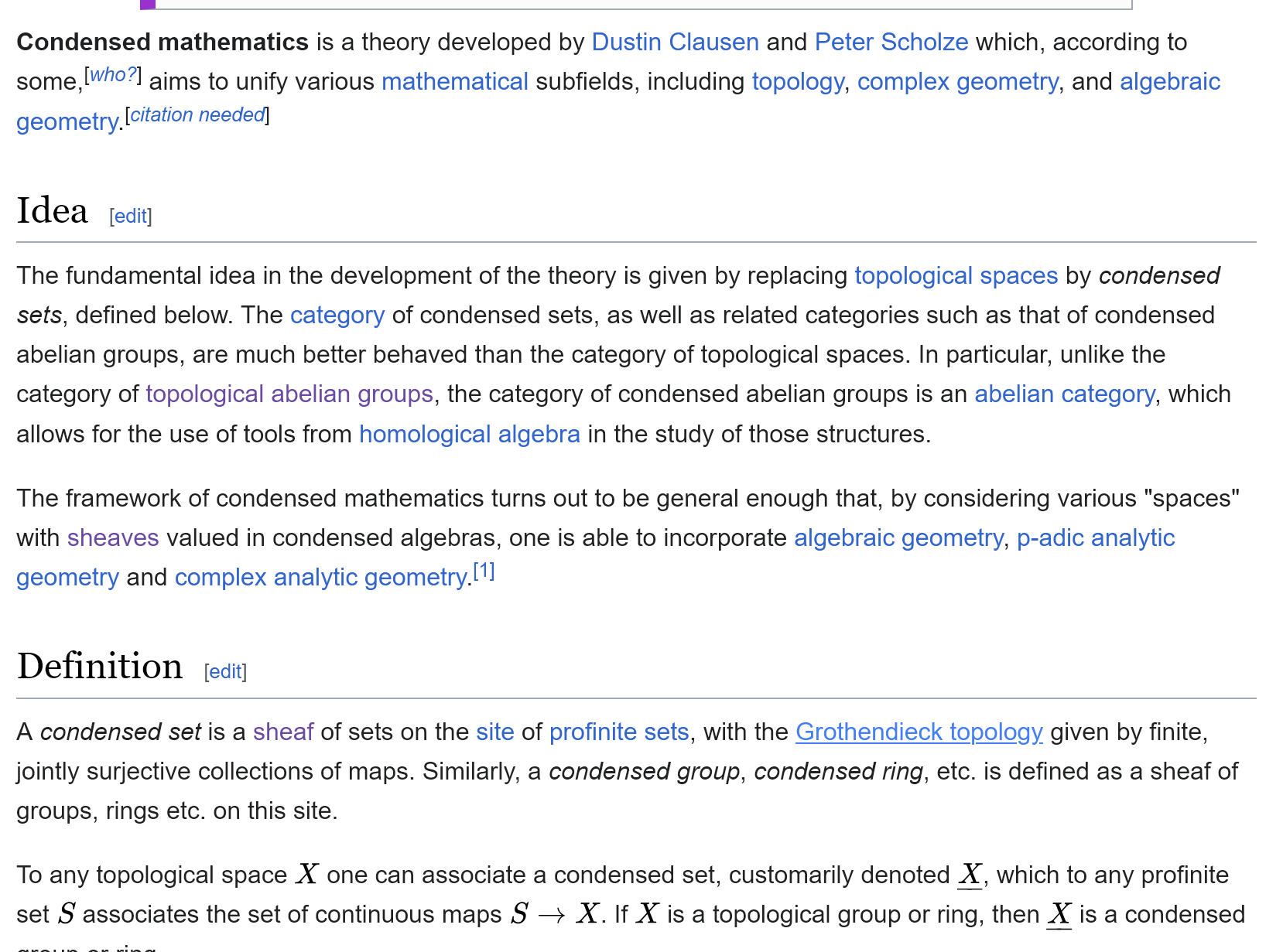 condensed mathematics 2024-09-09