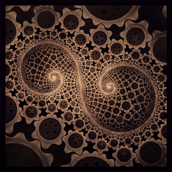fractal gears clockwork by zy0rg