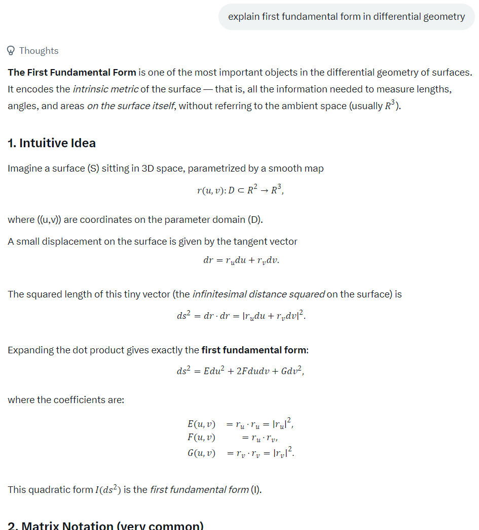 geometry first fundamental form 2026 27822