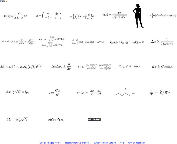 google image search math formula woman