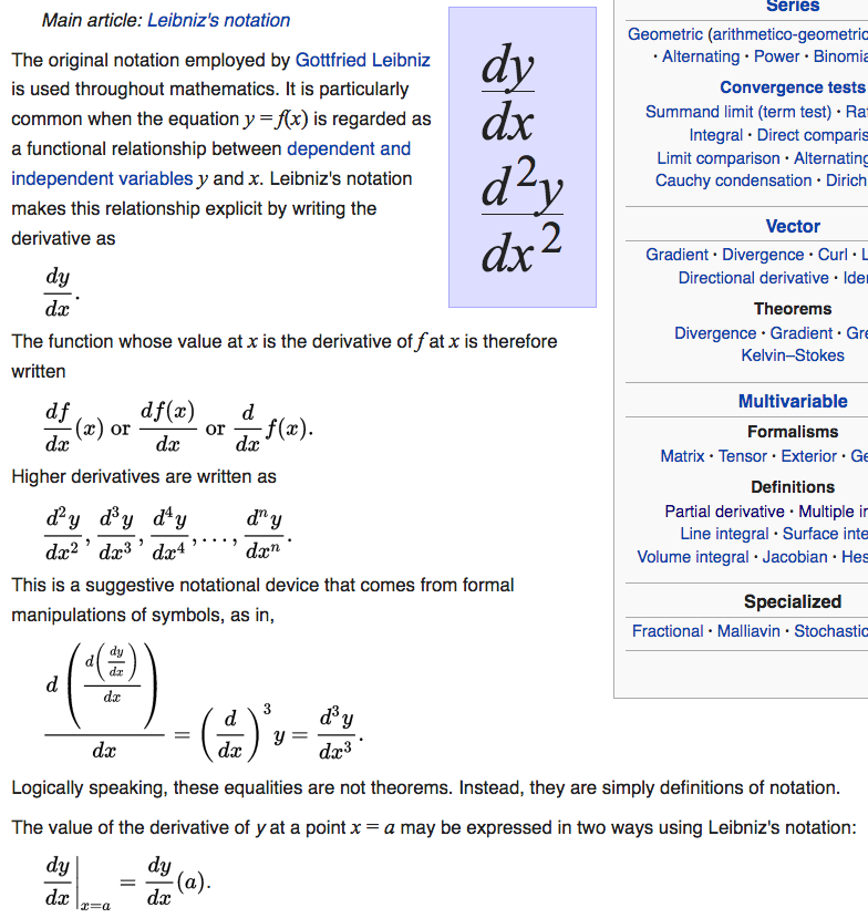 math notation abuse leibniz differential 37716