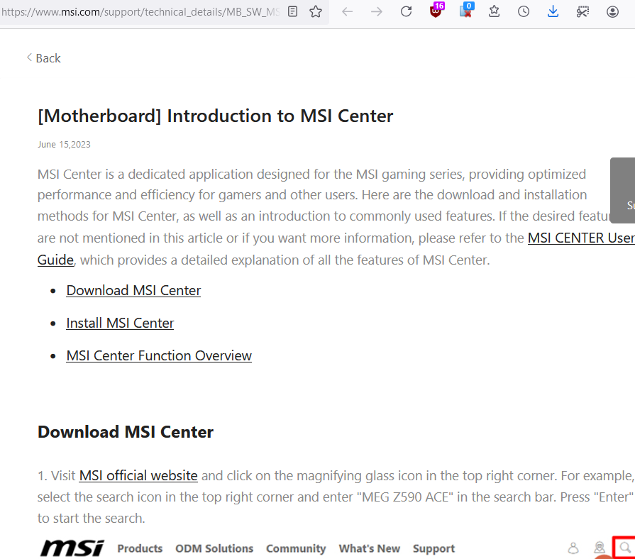 What is MSI Center 2024-09-30 mzwbs