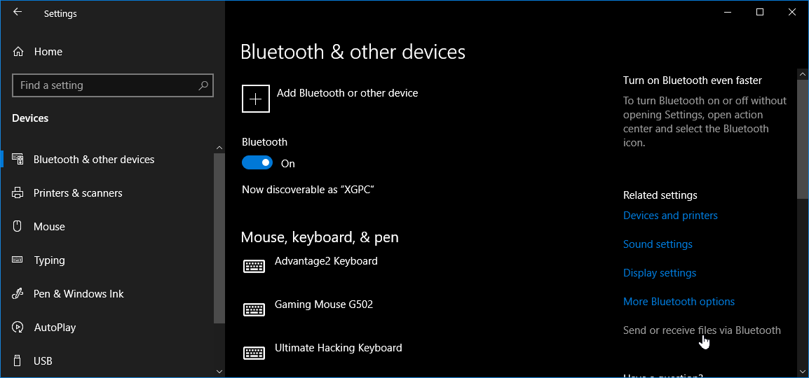 Windows 10 bluetooth 2021-02-07 1