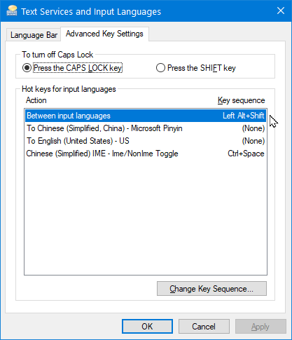 Windows 10 input languages setting 2021-05-08