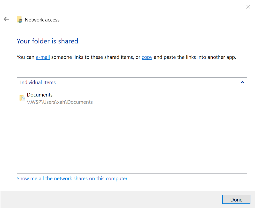 Windows 10 share folder 2020-03-24 h7gsb