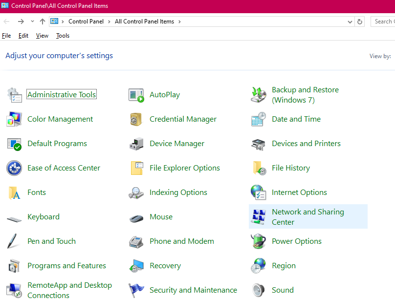 mswin network sharing center 2025-01-26 190658