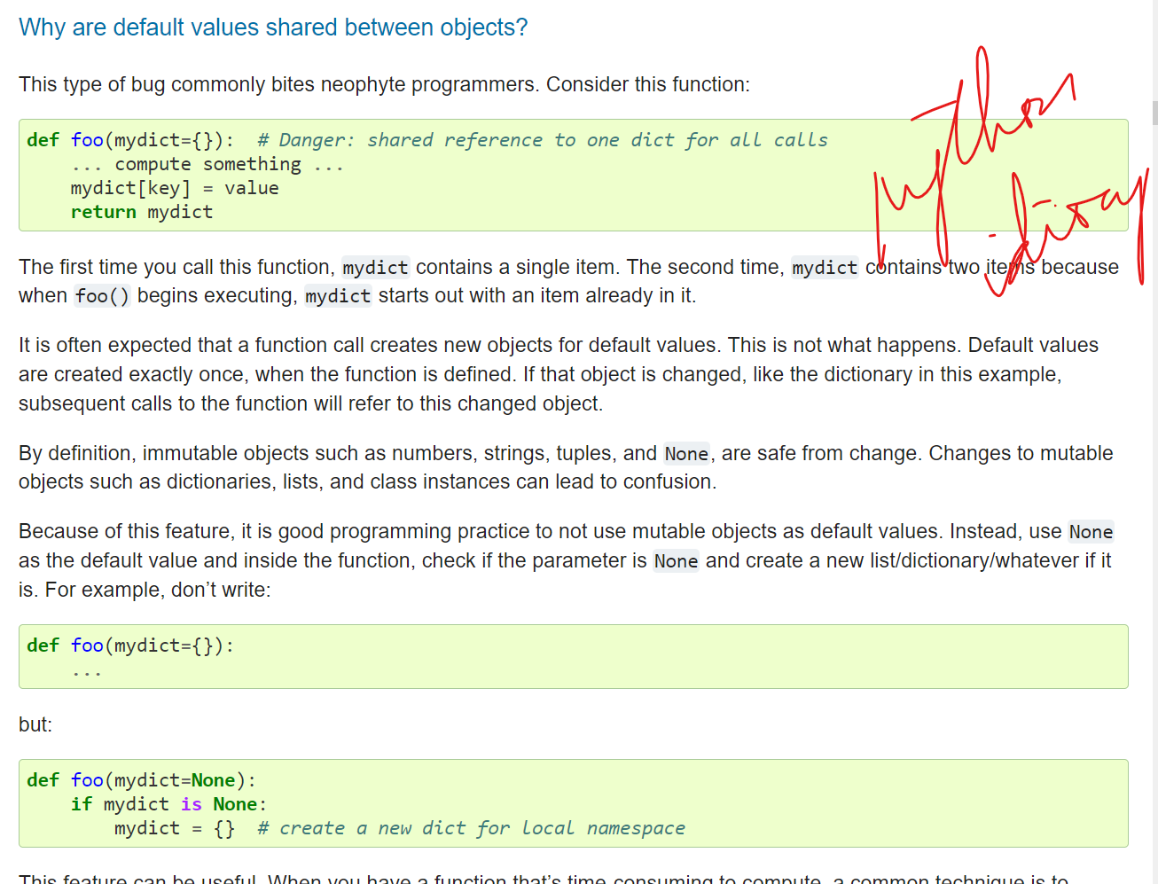 python function default value 2022-08-25