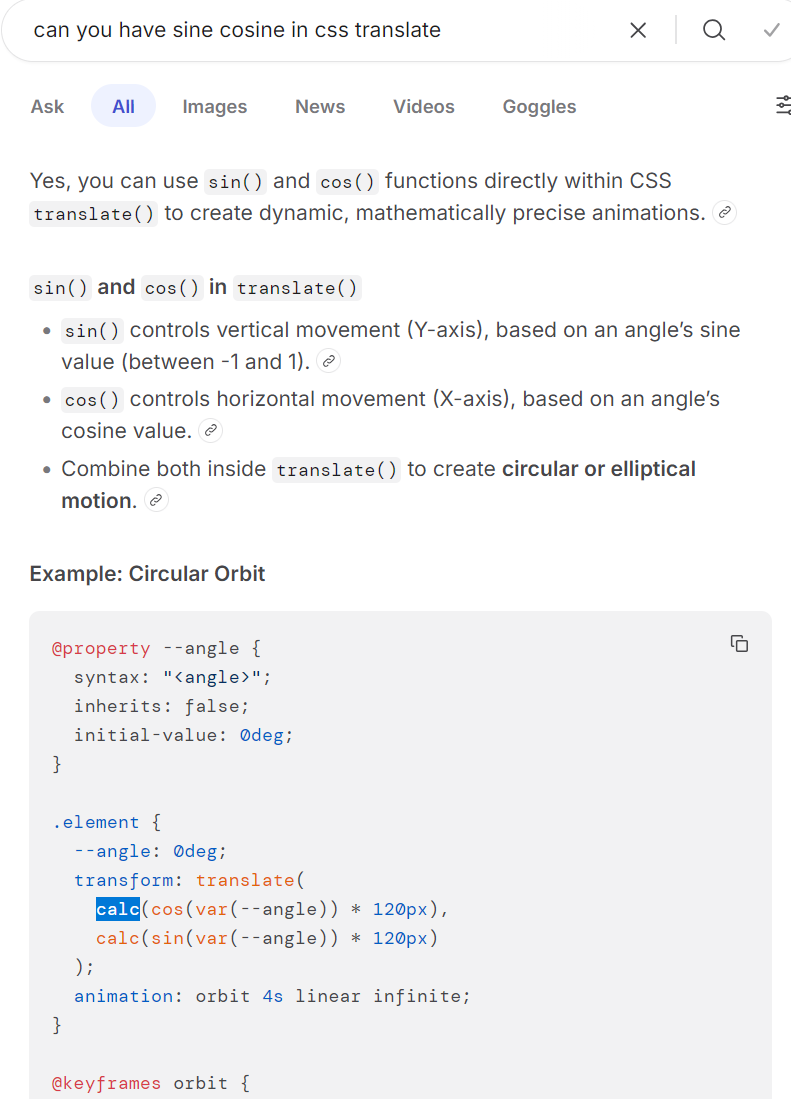 css sine cosine 2026-03-20 2d525