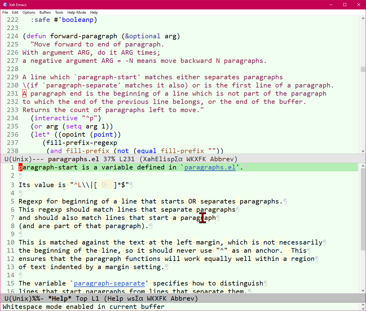 emacs mark-paragraph 2025-11-25 22d86