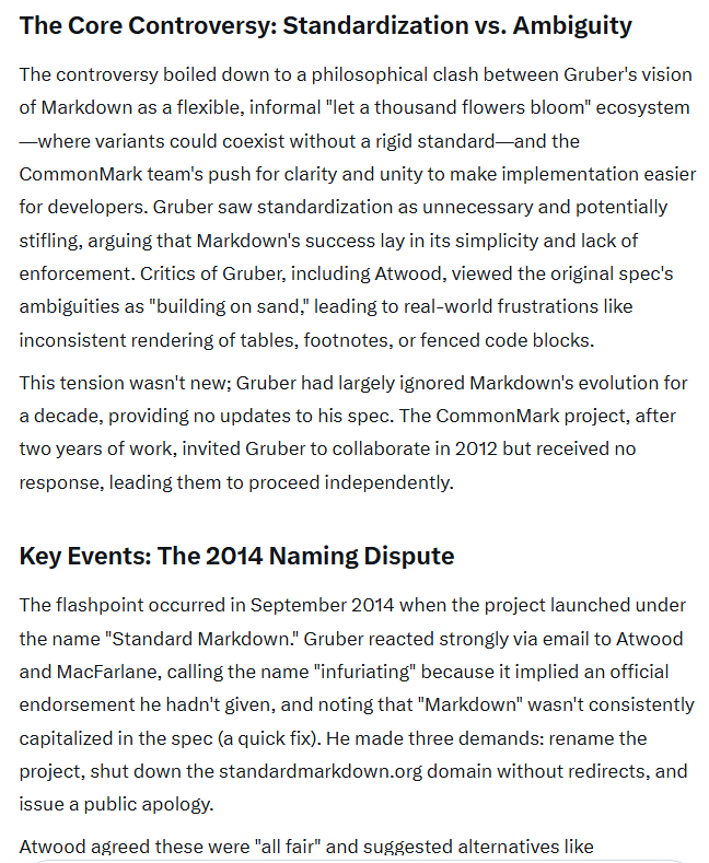 markdown controversy 2025-10-22 2848a