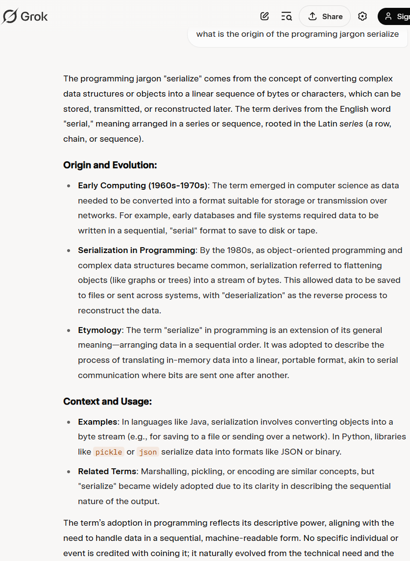 origin of jargon serialize 2025-07-11 2aafc