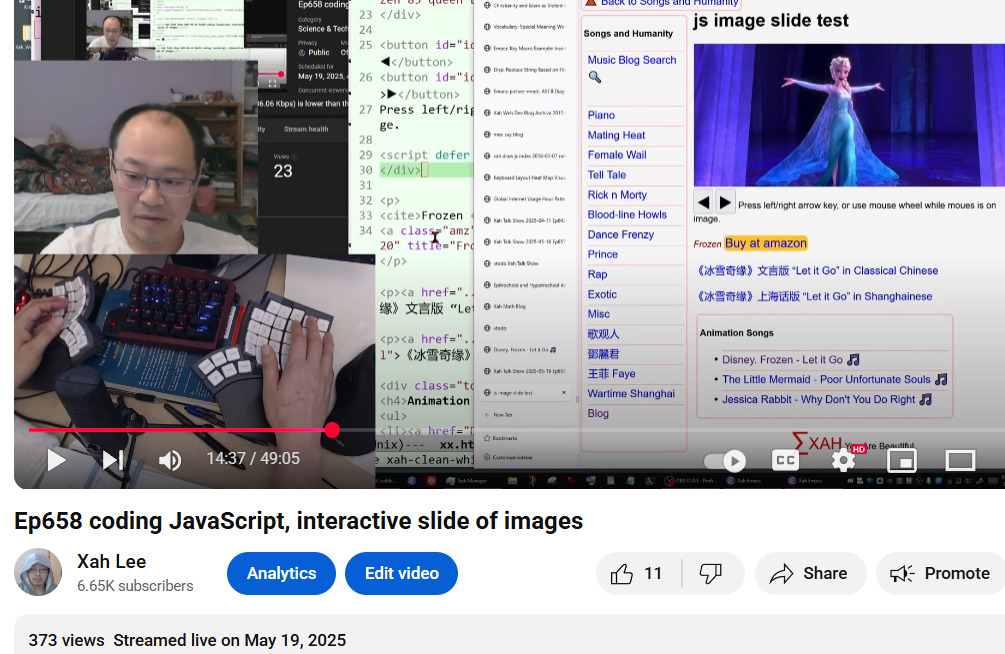xah talk show 2025-05-19 dRWWM