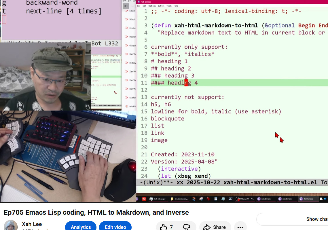 xah talk show ep705 19143