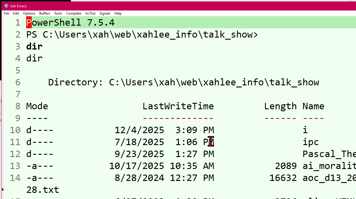 xah talk show ep718 25301