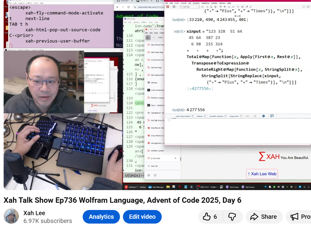 xah talk show ep736 2130a