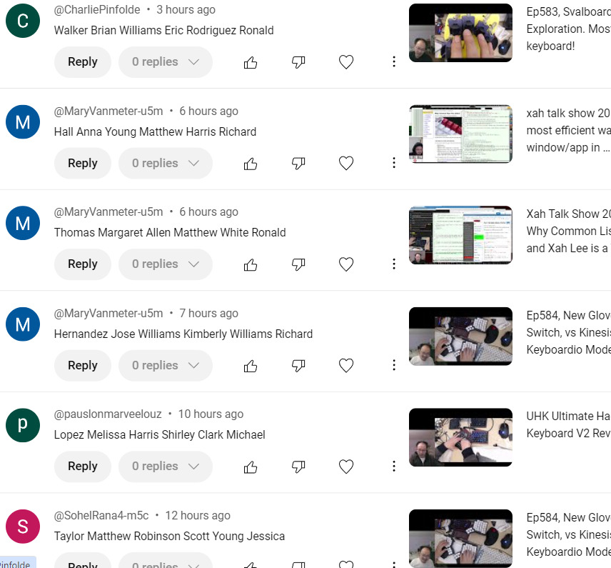 youtube person names spam 2024-09-12 4Z2yc