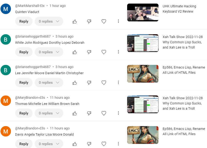 youtube person names spam 2024-09-19 bngzt