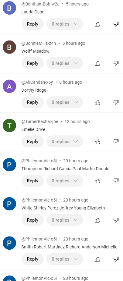 youtube person names spam 2024-10-06 123315