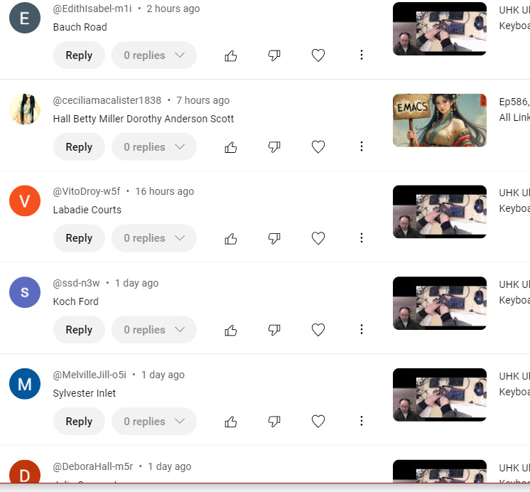 youtube person names spam 2024-10-09 zNRNp