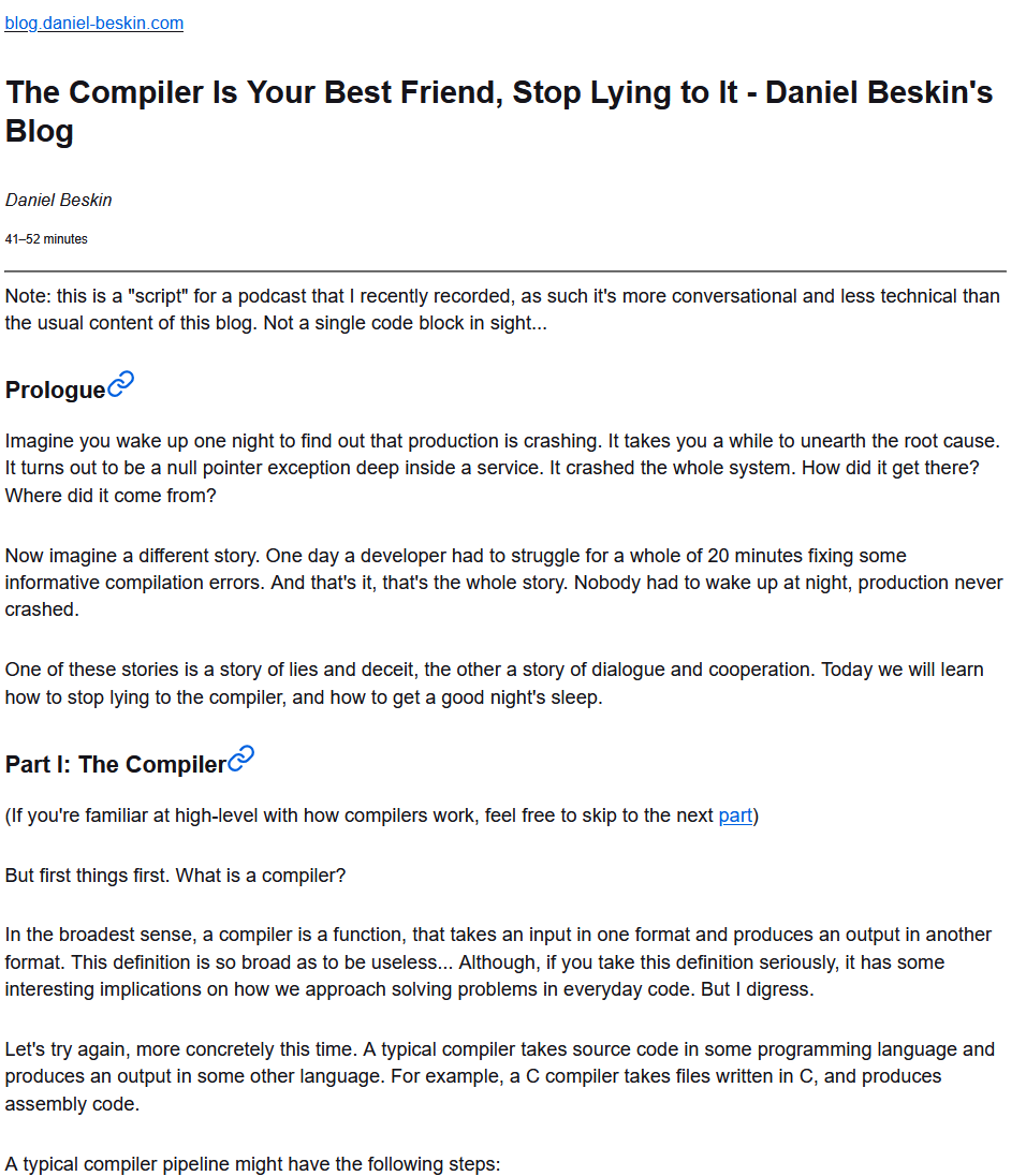 Compiler Best Friend Daniel Beskin 2025 20d96